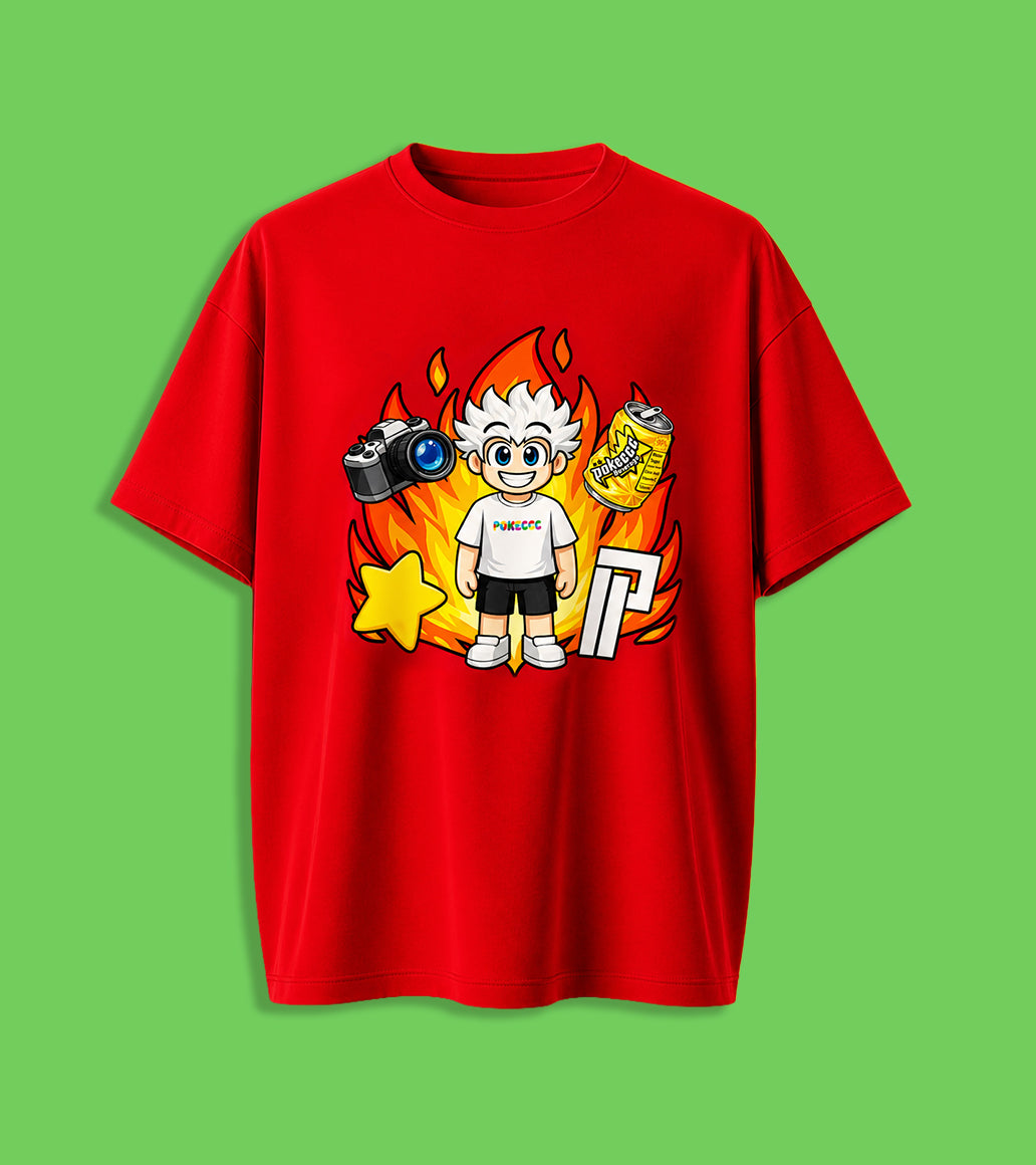 Tričko PokecccPlay - červené